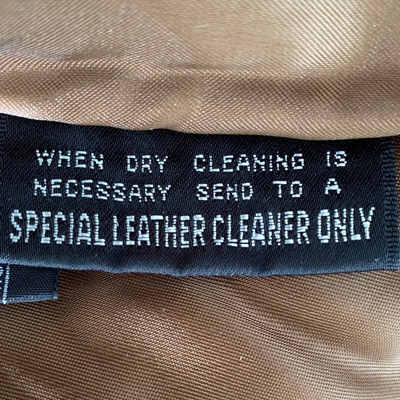 Vintage Men's Brown Leather Bomber Jacket Women Sz M Stand Collar Aviator Retro - Picture 13 of 16